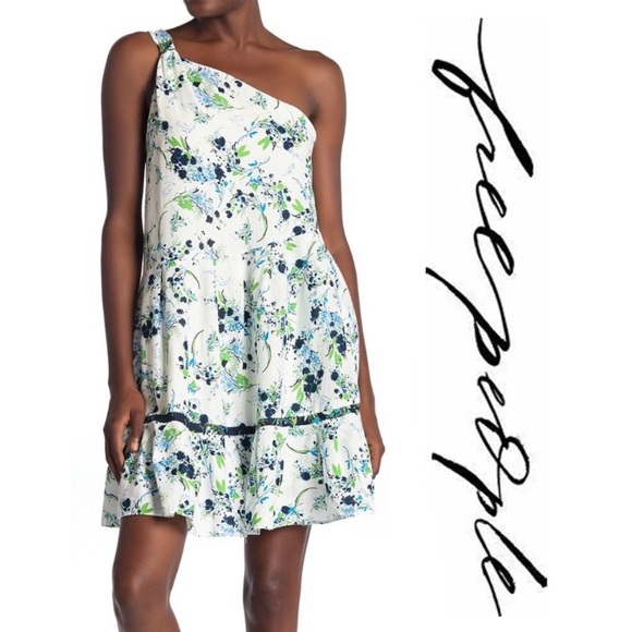 Free People All Mine Floral Mini Dress Size Large - Picture 2 of 16